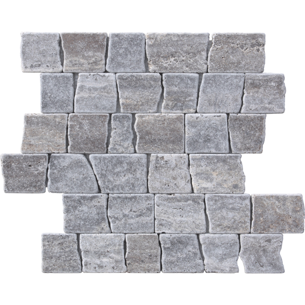 SILVER RUSTIC GRIS OSSIDO TUMBLED