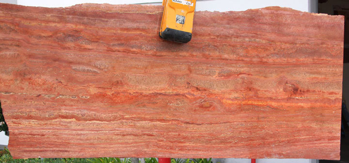 Rosso Sedona vein-cut Polished