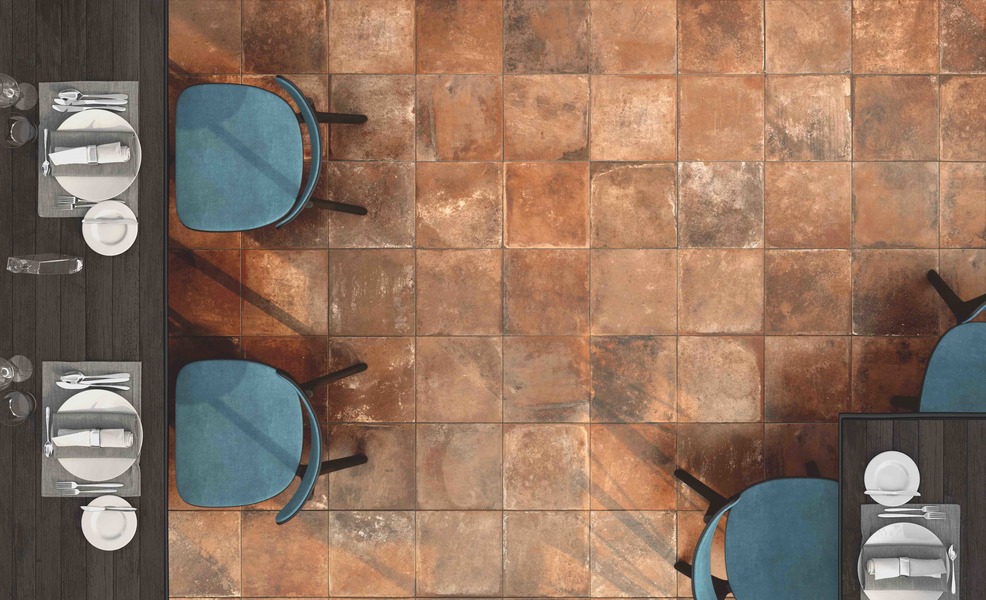 Cotto Agora Surfaces, Cotto Floor Tile 8×8