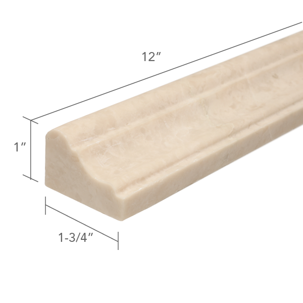 CREMA ELLA HONED CORNICE